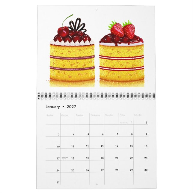 Bon Appetit Calendar - SRF (Jan 2027)