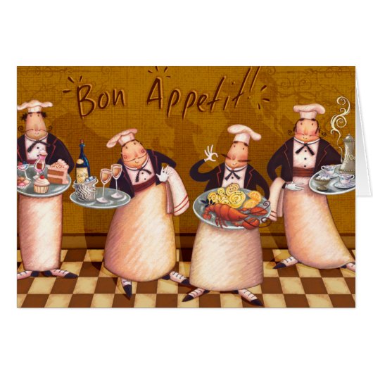 Bon Appétit Cards (Front Horizontal)