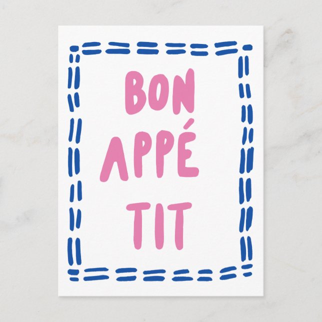Bon Appétit Culinary Kitchen Postcard (Front)