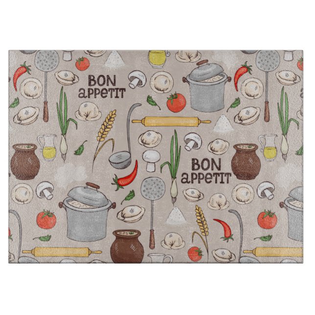 Bon Appetit Cutting Board (Front)