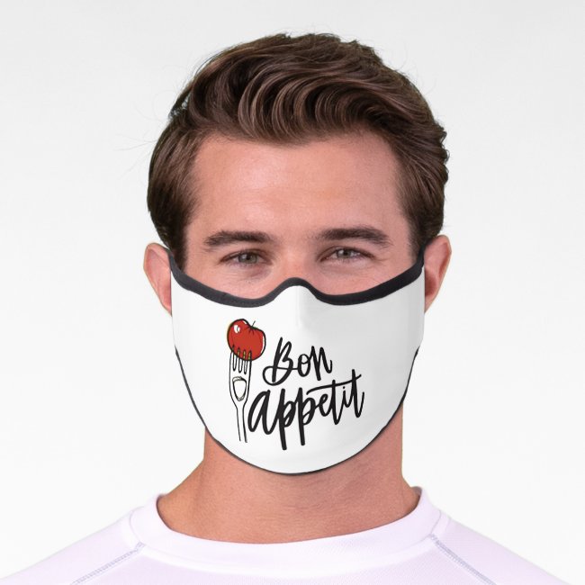 Bon Appetit Design Premium Face Mask