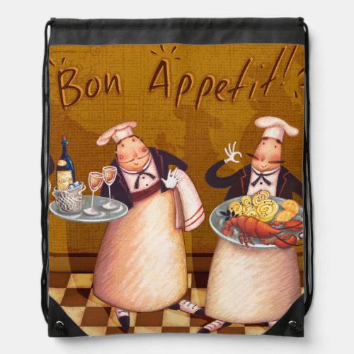 Bon Apptit Drawstring Bag