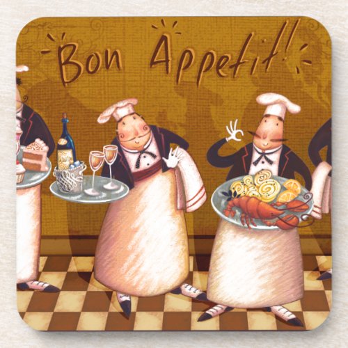 Bon Apptit Drink Coaster