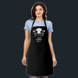 Bon Appétit et Bienvenue Chez Nous French Language Apron<br><div class="desc">French language apron with the words Bon Appetit and the customizable welcome expression  of your choice.</div>