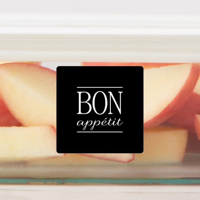 BON APPETIT Food Labels (Affixed)