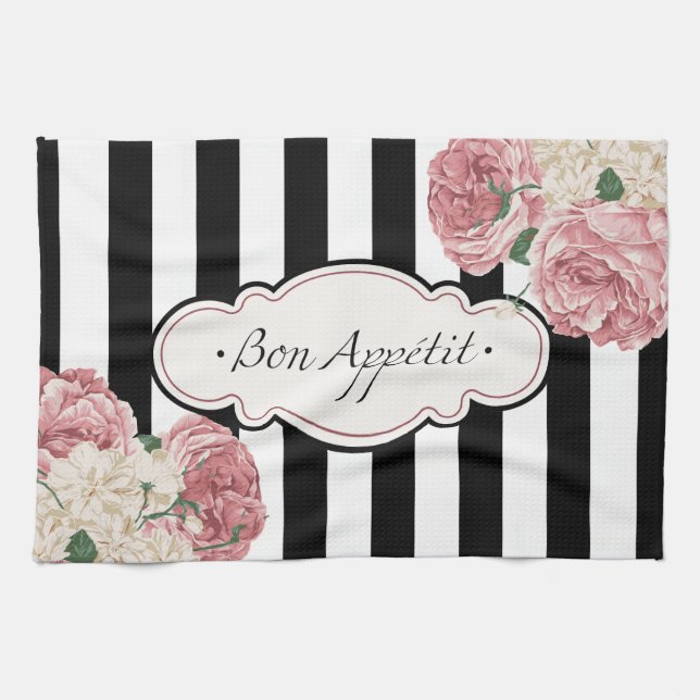 Bon Appetit, French Country Towel (Horizontal)