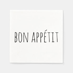 Bon Appétit French Enjoy Party Napkins