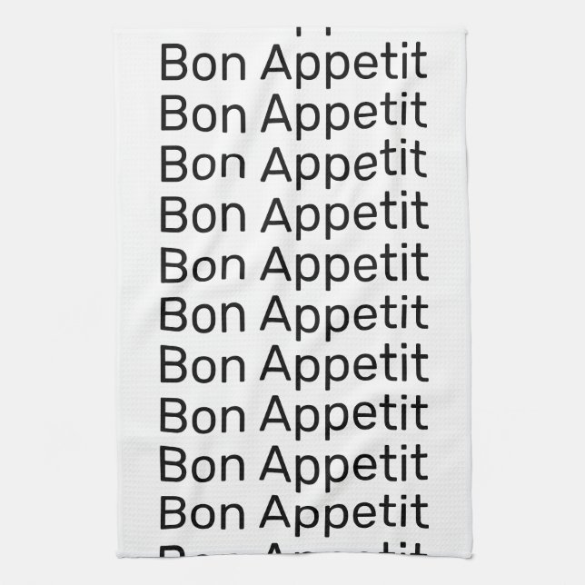 Bon Appetit Kitchen Towel (Vertical)