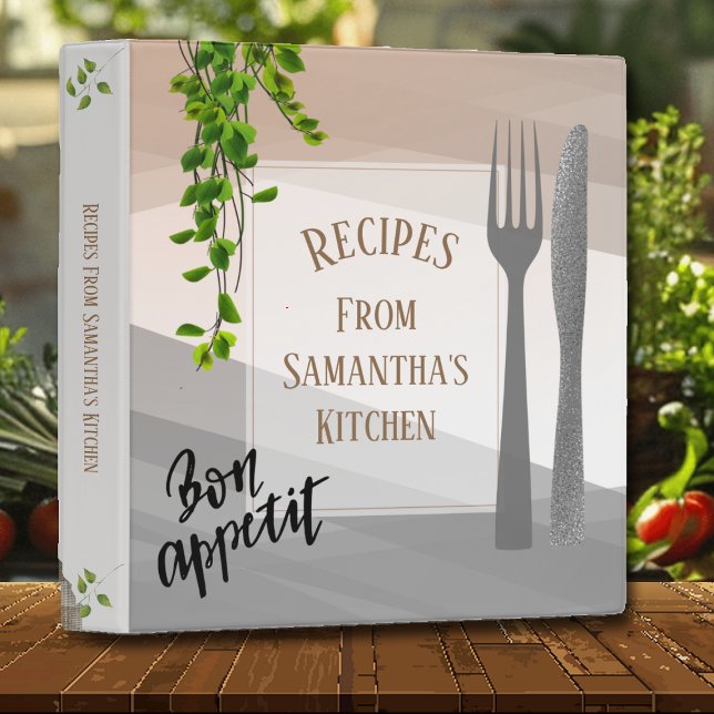 Bon Appetit Modern  Recipe Cookbook  3 Ring Binde 3 Ring Binder (Creator Uploaded)