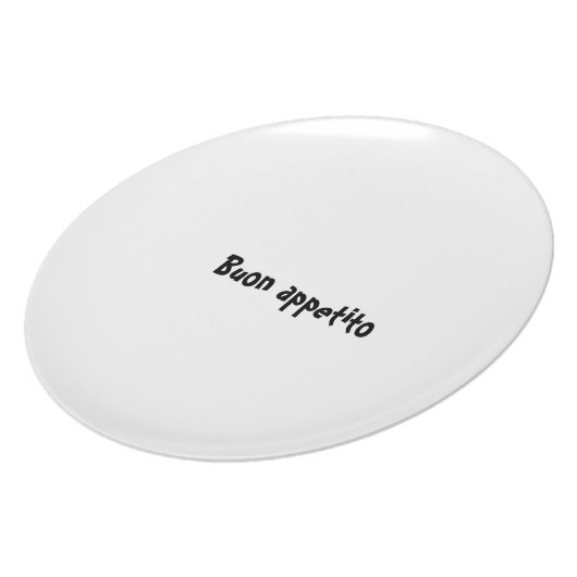 Bon appetit plate series - Italian - Buon appetito (Left Side)