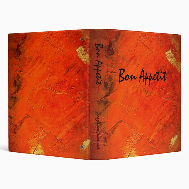Bon Appetit Recipe Binder (Background)
