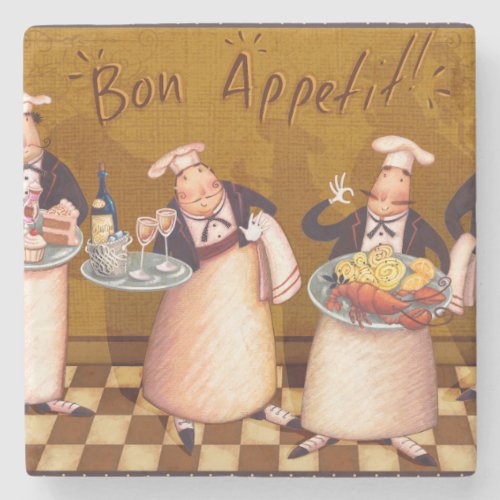 Bon Apptit Stone Coaster