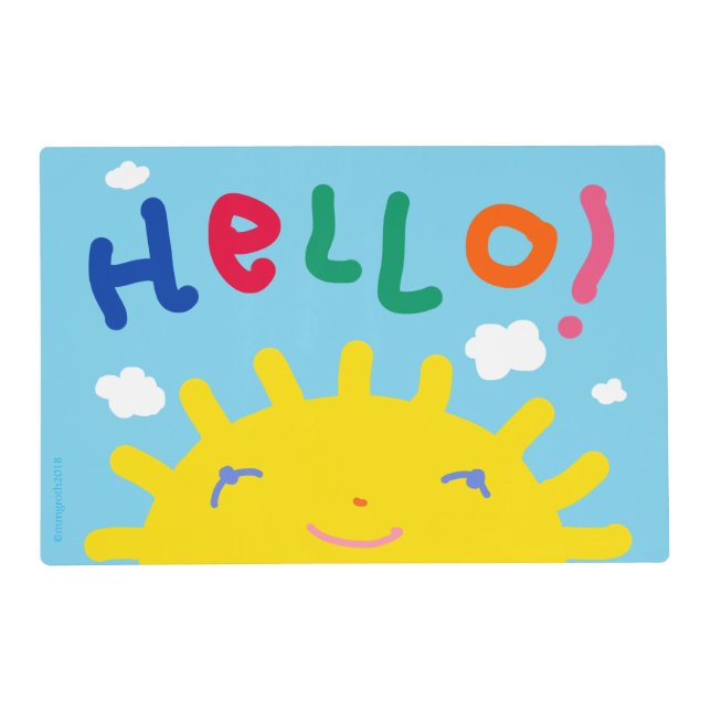 Bon Appetit Sunny Placemat (Front)