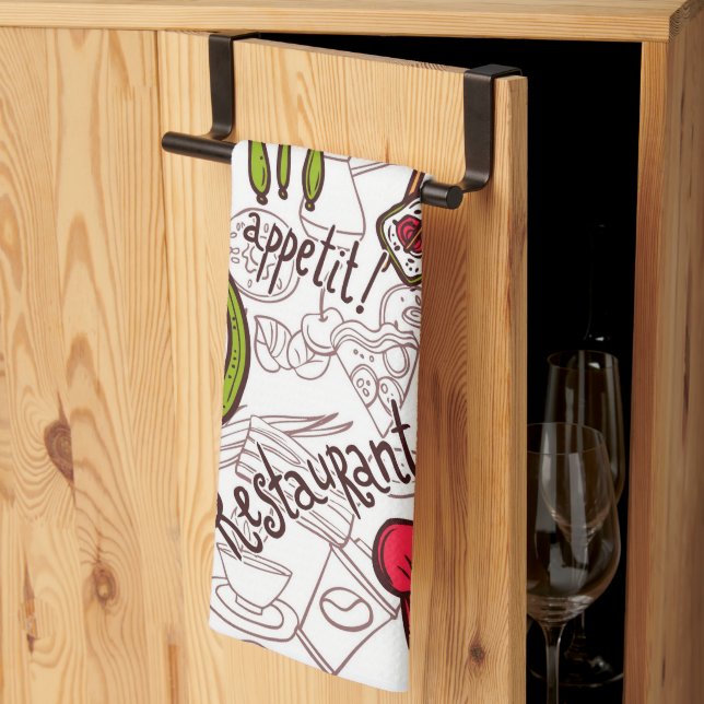 Bon Appetite  Kitchen Towel (Thirds Fold)