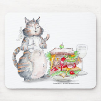 Bon Appitet Cat Mouse Pad