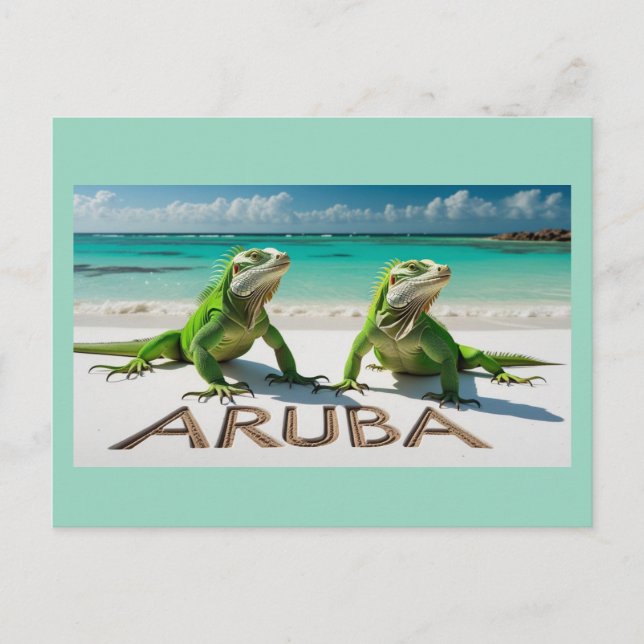Bon bini  aruba postcard (Front)