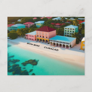 Bon bini curacao postcard