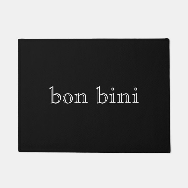 bon bini doormat (Front)