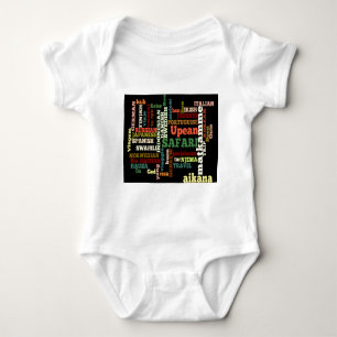 Bon Italian Irish Safari Hapanese Voyage Baby Bodysuit