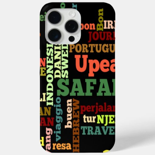 Bon Italian Irish Safari Hapanese Voyage iPhone 15 Pro Max Case