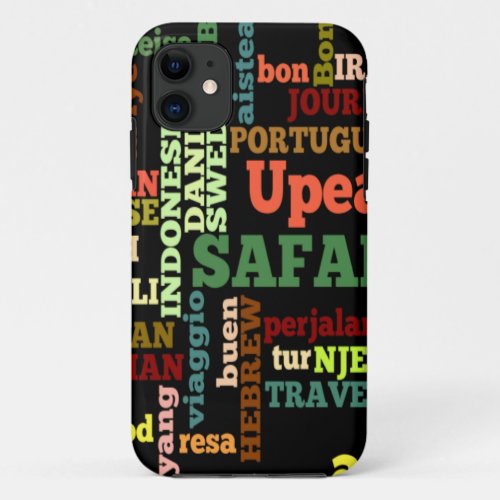 Bon Italian Irish Safari Hapanese Voyage iPhone 11 Case