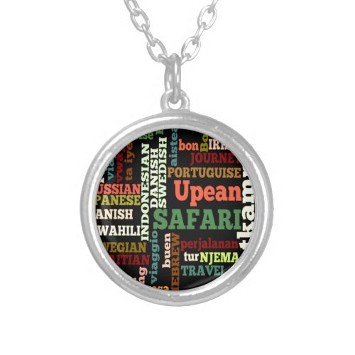 Bon Italian Irish Safari Hapanese Voyage Silver Plated Necklace