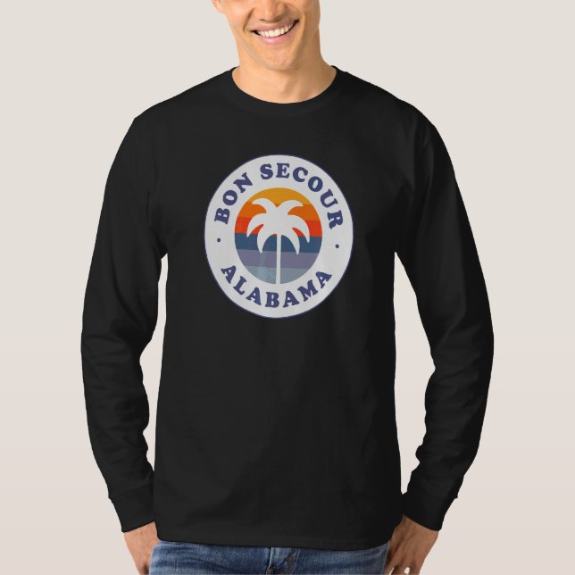 Bon Secour Beach Alabama Al Gulf Coast Souvenir Va T-Shirt (Front)