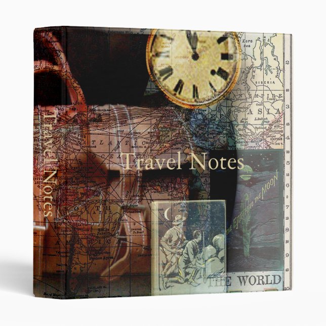 Bon Voyage 3 Ring Binder (Front/Spine)