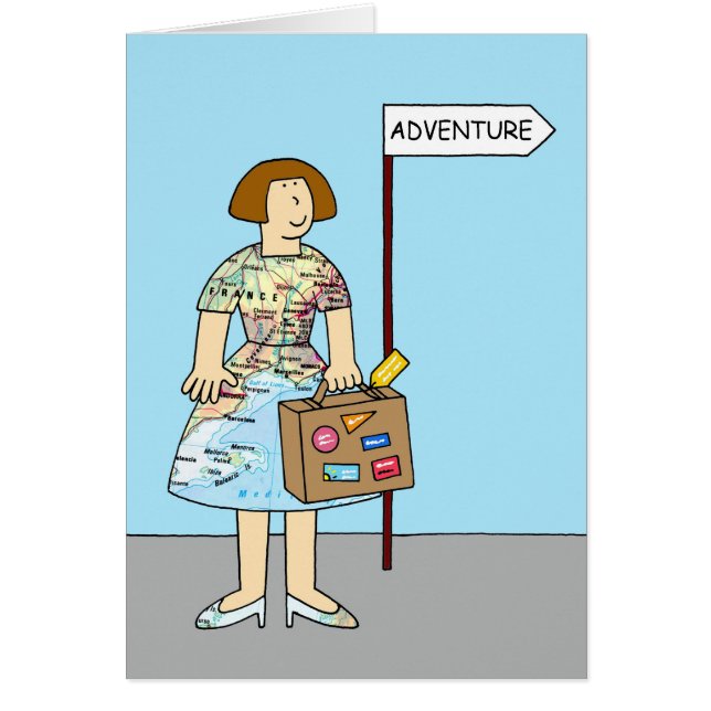 Bon Voyage Adventure for Her Cards (Front)