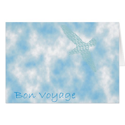 Bon Voyage Bluebirds Cards (Front Horizontal)