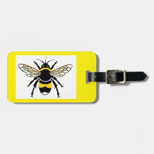 Bon Voyage_ Bumble BEE_ Nature _Yellow Luggage Tag