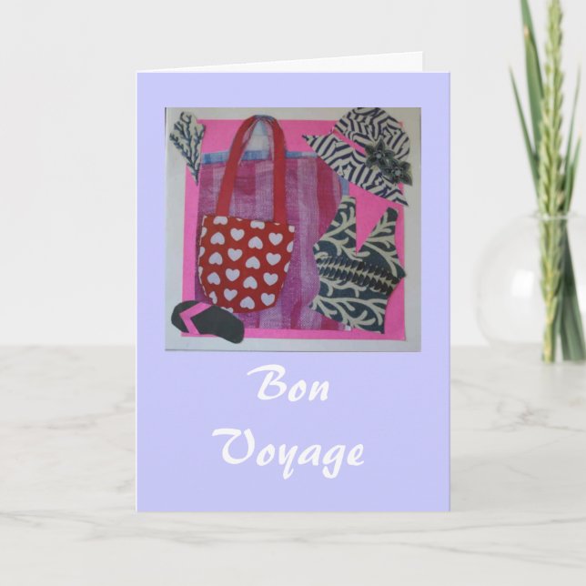 Bon Voyage card (Front)