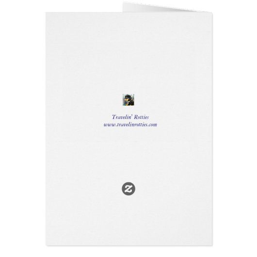 Bon Voyage Card (Back)