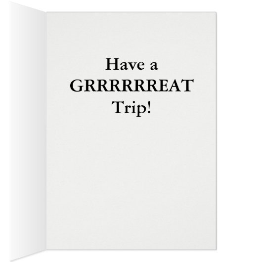 Bon Voyage Card (Inside (Right))