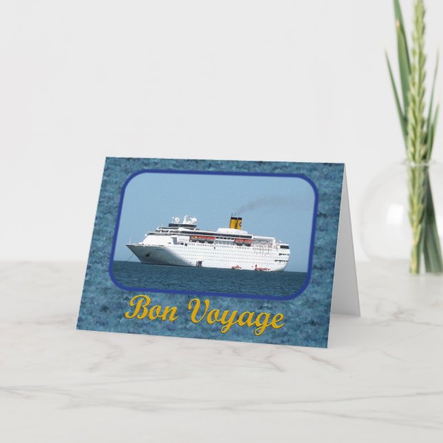 Bon Voyage Card (Front)