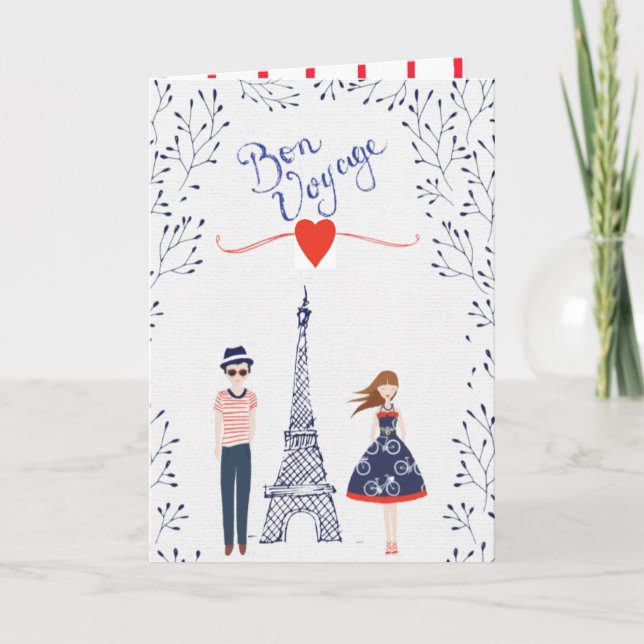 Bon Voyage Card (Front)