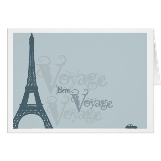 bon voyage card_horizontal (Front Horizontal)