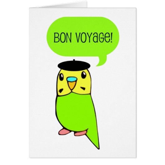 Bon Voyage! Cards (Front)