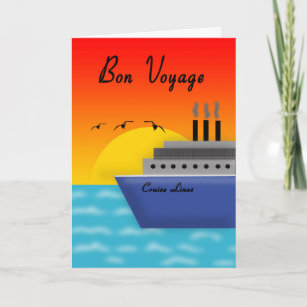Bon Voyage (Cruise) Greeting Card