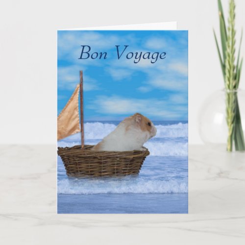 Bon Voyage greeting card