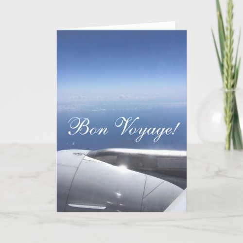 Bon Voyage Happy  Safe Travels Card