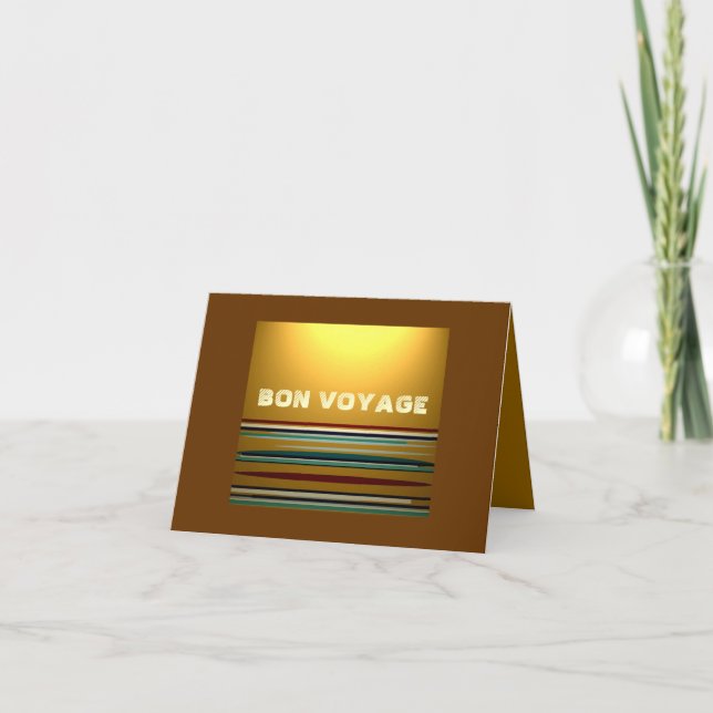 Bon Voyage >Holiday Card (Front)