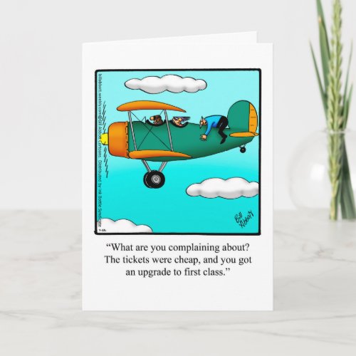 Bon Voyage Humor Greeting Card