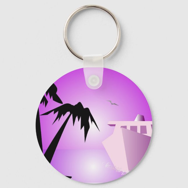 Bon Voyage Keychain (Front)