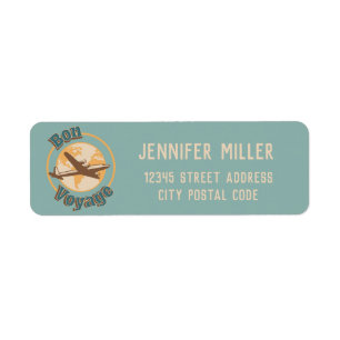 Bon Voyage Let's travel the world design Label