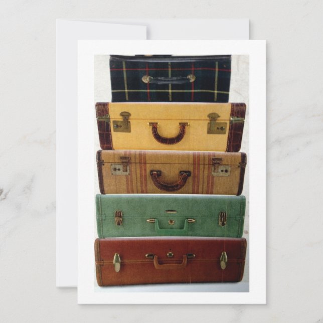 BON VOYAGE OR WELCOME HOME INVITATION (Front)