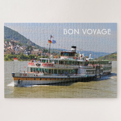 Bon Voyage Paddle steamer Goethe Germany Jigsaw Puzzle