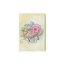 "Bon Voyage" Parisian girl passport book