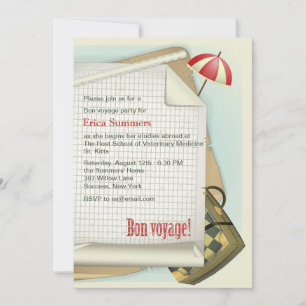 Bon Voyage Party Invitation