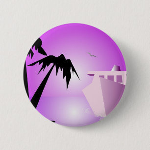 Bon Voyage Pinback Button